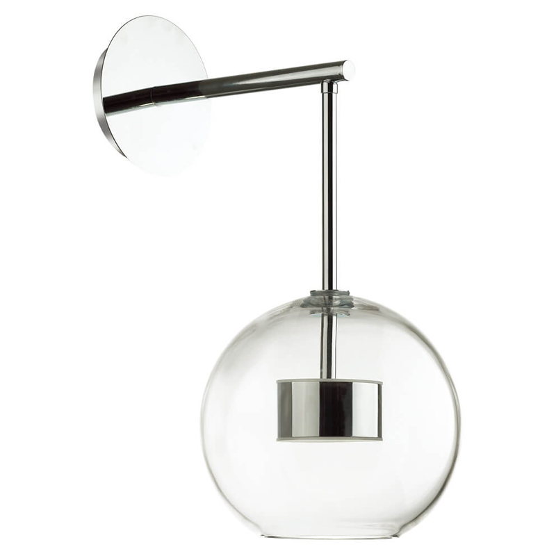 Бра Transparent Bubble Sconce chromium Прозрачный Хром в Новосибирске | Loft Concept 