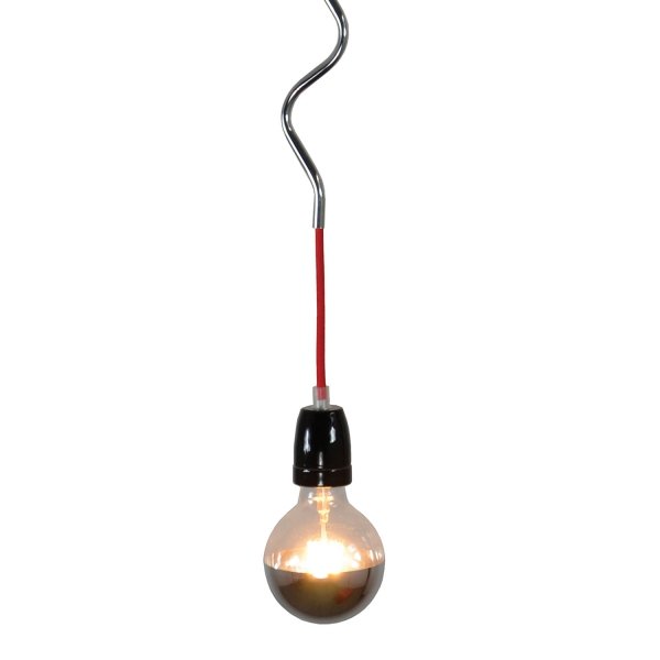 Подвесной светильник Spinner Bulb Black Chrome Черный в Новосибирске | Loft Concept 