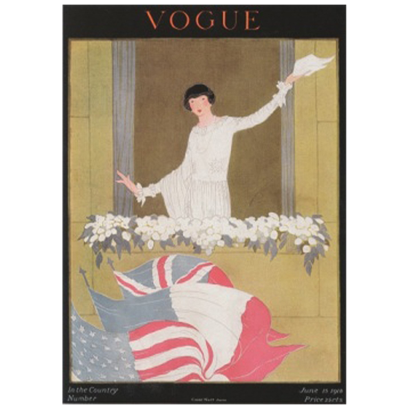 Постер Vogue Cover 1918 June  в Новосибирске | Loft Concept 