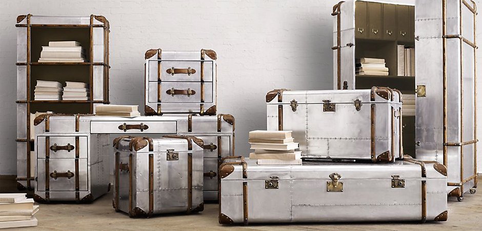 Стол RH Richards metal trunk Desks - фото №1