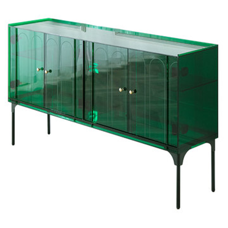 Зеленый комод из акрила Green Acrylic Furniture Chest of Drawers Зеленый в Новосибирске | Loft Concept 