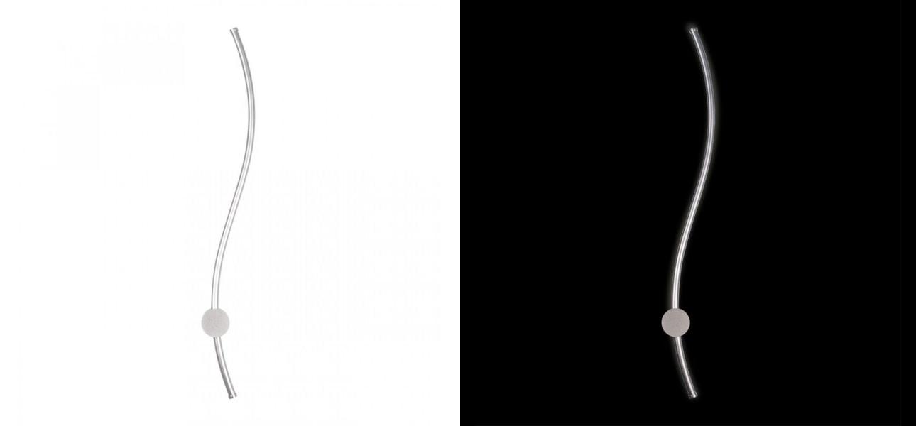 Светодиодное бра Curved Line Серебро - фото №1