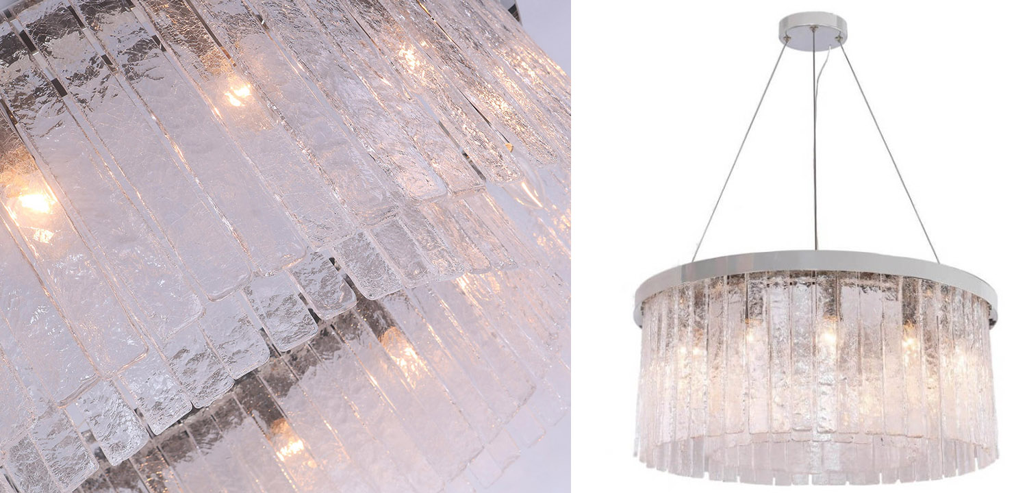 Люстра Crystal Harvey Nickel Chandelier 80 - фото