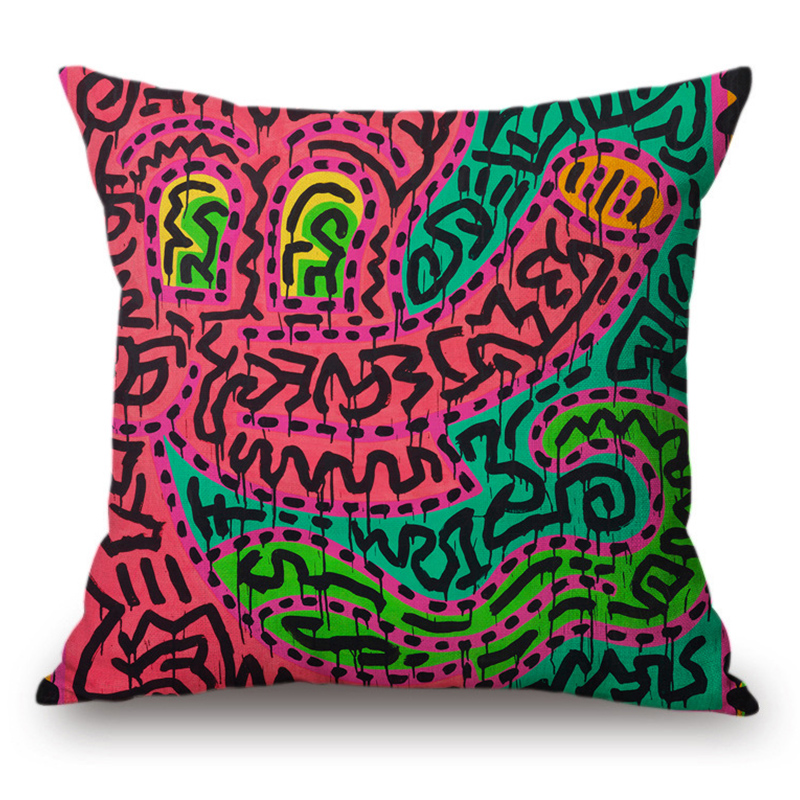 Подушка Keith Haring 15 Мульти в Новосибирске | Loft Concept 