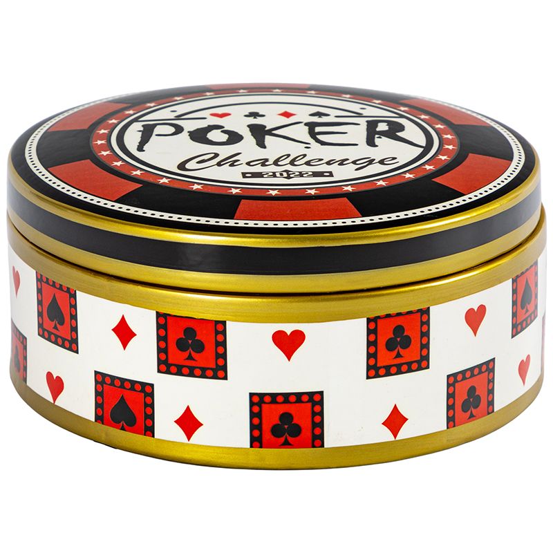 Шкатулка Poker Collection Box Золотой Белый Черный Красный в Новосибирске | Loft Concept 