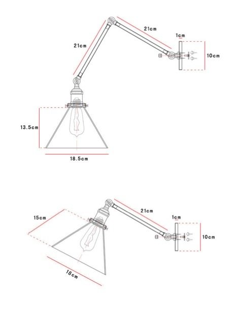 Бра Gloce Cone Shade Loft Industrial Glass в Новосибирске