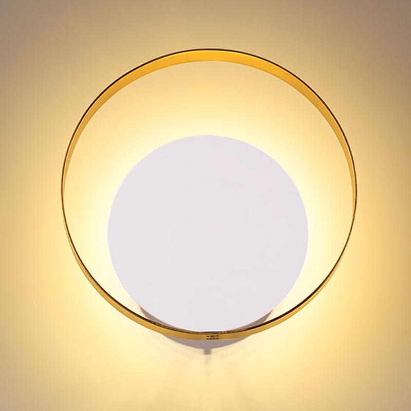 Бра Globo Ocular Sconce Circle White Золотой Белый в Новосибирске | Loft Concept 