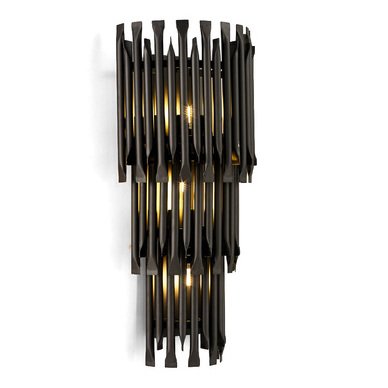 Бра MATHENY III WALL LAMP by DELIGHTFULL Black Черный матовый в Новосибирске | Loft Concept 