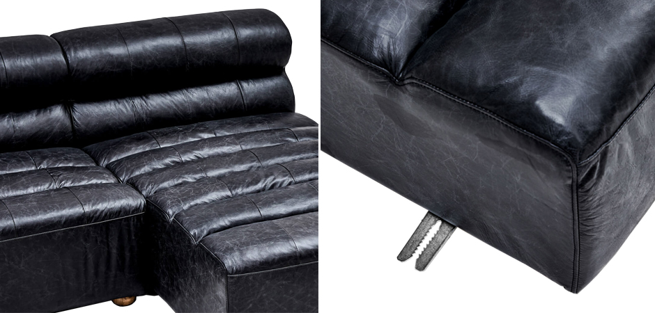 Диван Veronica Leather Sofa - фото №1