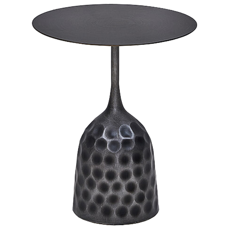 Приставной стол Cluster Surface Dark Nickel Side Table Графит в Новосибирске | Loft Concept 