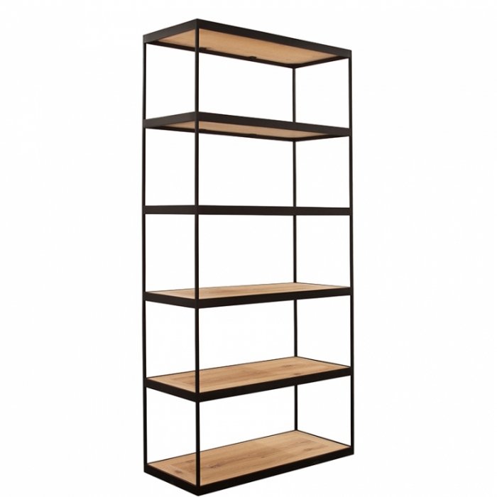 Стеллаж Industrial Oak Shelving Unit  в Новосибирске | Loft Concept 