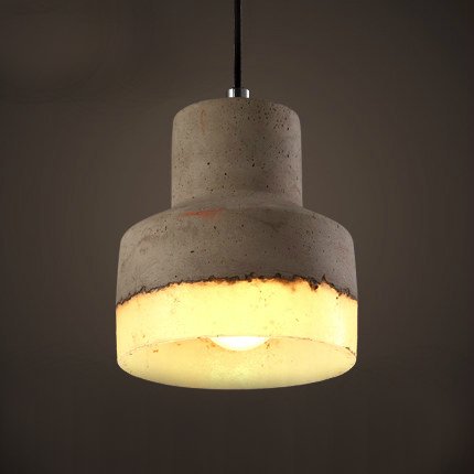 Подвесной светильник Art Concrete Pendant №11 Серый в Новосибирске | Loft Concept 