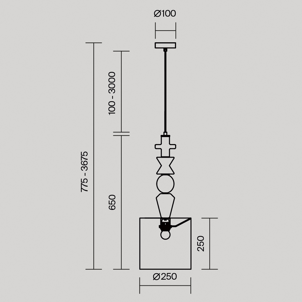 Подвесной светильник Comforty Е27 в Новосибирске