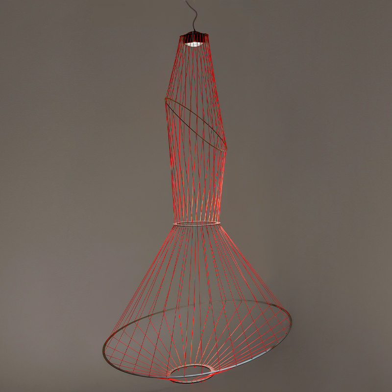 Люстра Light Threads Object Lighting Красный Черный в Новосибирске | Loft Concept 