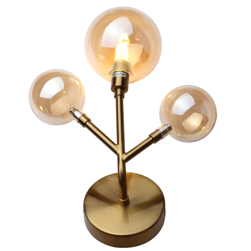 Бра Berries Trio Sconce bronze Бронза Прозрачный в Новосибирске | Loft Concept 