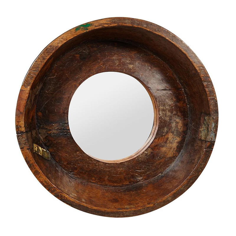 Зеркало Antique Indian Mango Wood Mirror Коричневый в Новосибирске | Loft Concept 