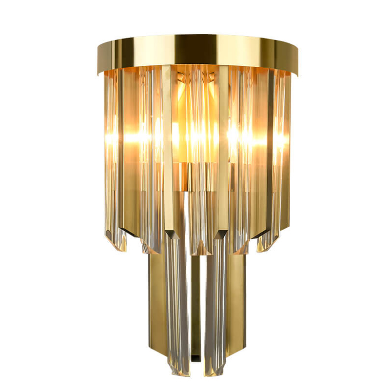 Бра Zacaria Sconce Золотой Прозрачный (Transparent) в Новосибирске | Loft Concept 