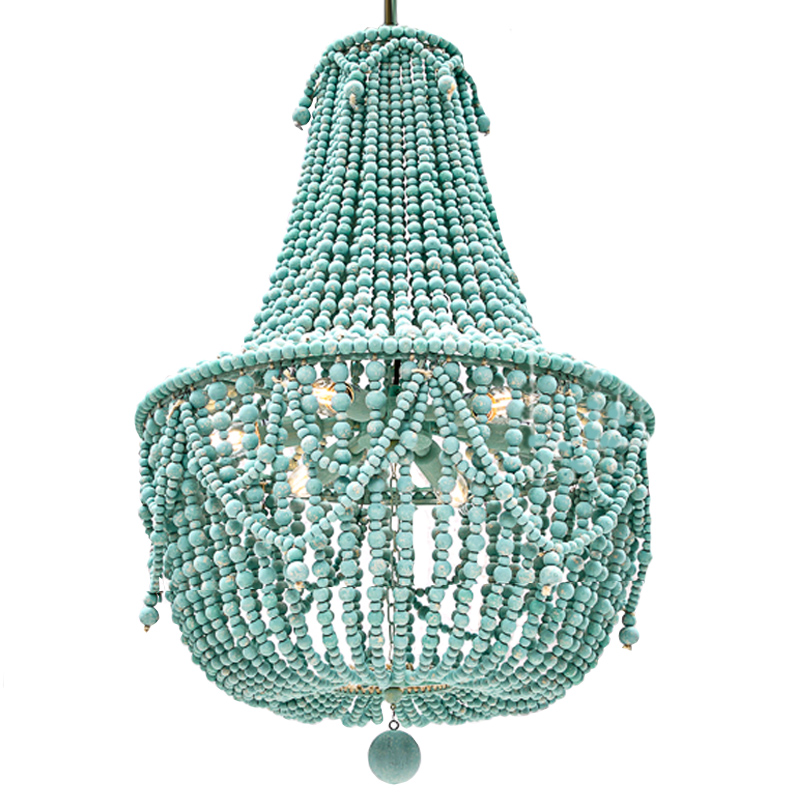 Люстра Chanteuse Chandelier Turquoise Бирюзовый в Новосибирске | Loft Concept 