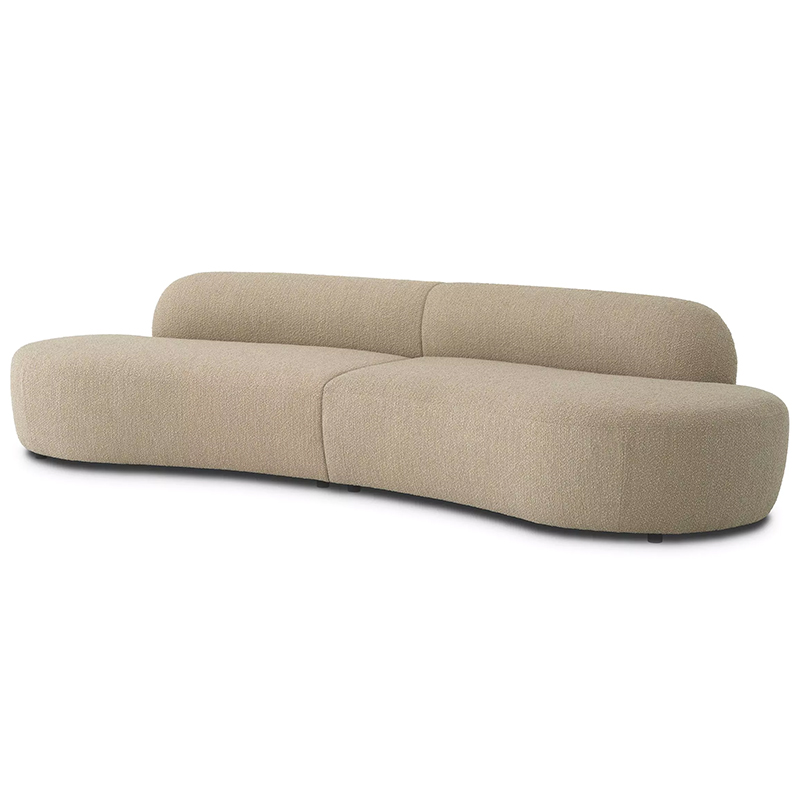 Диван Eichholtz Sofa Bjorn S Boucle sand Песочный в Новосибирске | Loft Concept 