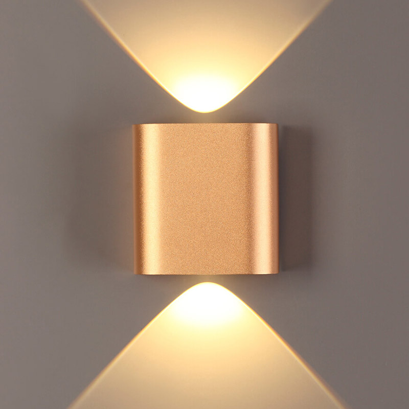 Бра Obverse Gold Square Wall lamp Золотой в Новосибирске | Loft Concept 