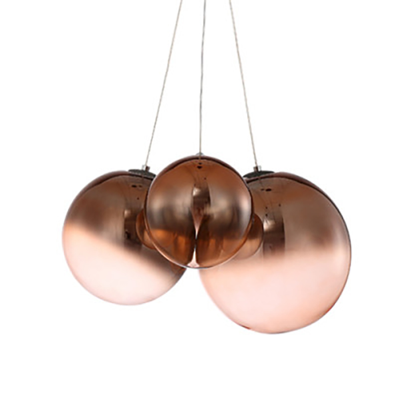 Светильник подвесной медь Balls Lamp  Медь в Новосибирске | Loft Concept 