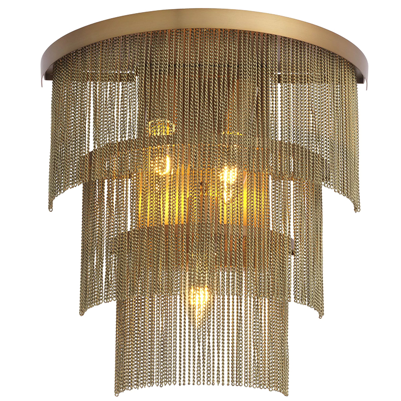 Бра Eichholtz Wall Lamp Tissot Brass Латунь в Новосибирске | Loft Concept 