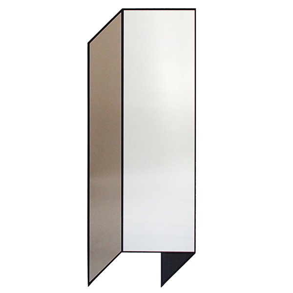 Зеркало Bower Fold Floor Shape Mirror Прозрачный Черный Серый в Новосибирске | Loft Concept 