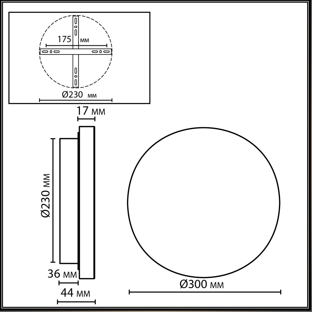 Бра круглое натуральная Пробка Natural Cork в Новосибирске