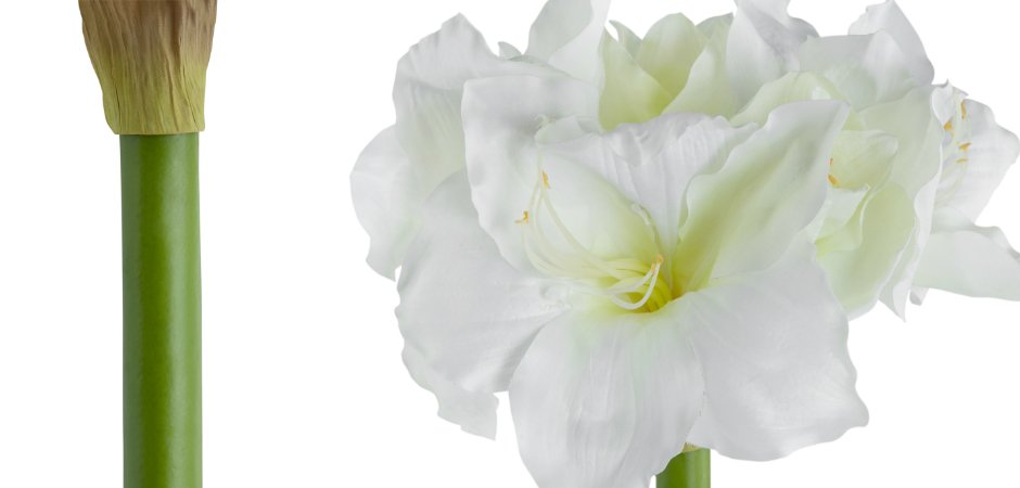 Декоративный искусственный цветок White Flower Декоративный искусственный цветок White Flower - Loft-Concept в Новосибирске