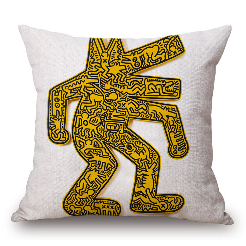 Подушка Keith Haring 14 Мульти в Новосибирске | Loft Concept 