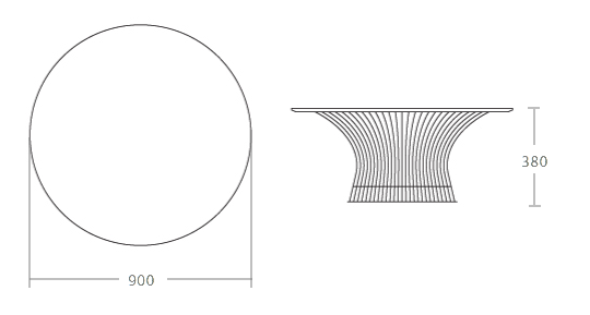 Стол Platner Coffee в Новосибирске