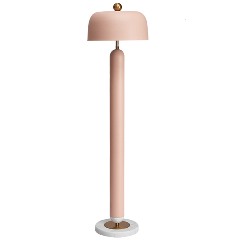 Meet pink Floor lamp Розовый пастельный Латунь в Новосибирске | Loft Concept 