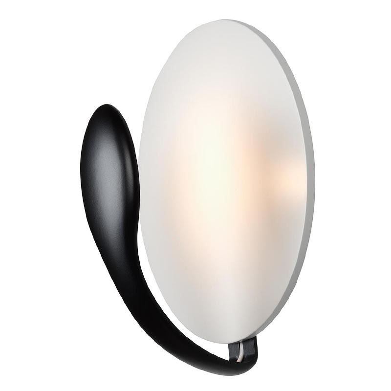 Бра Devi Black Spot Wall Lamp Белый Черный в Новосибирске | Loft Concept 