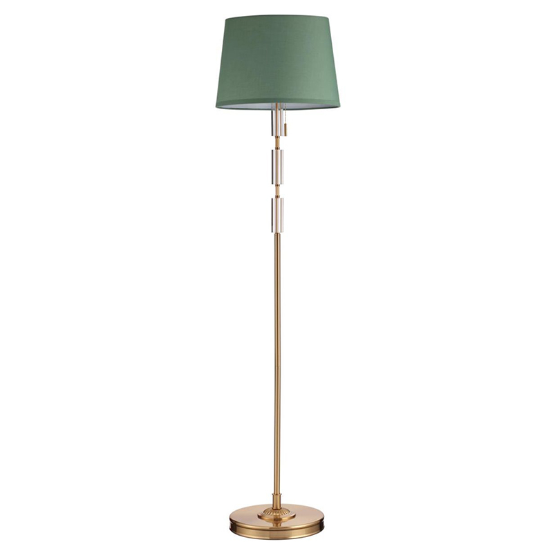 Торшер Ramona Green Floor lamp Бронза Зеленый в Новосибирске | Loft Concept 