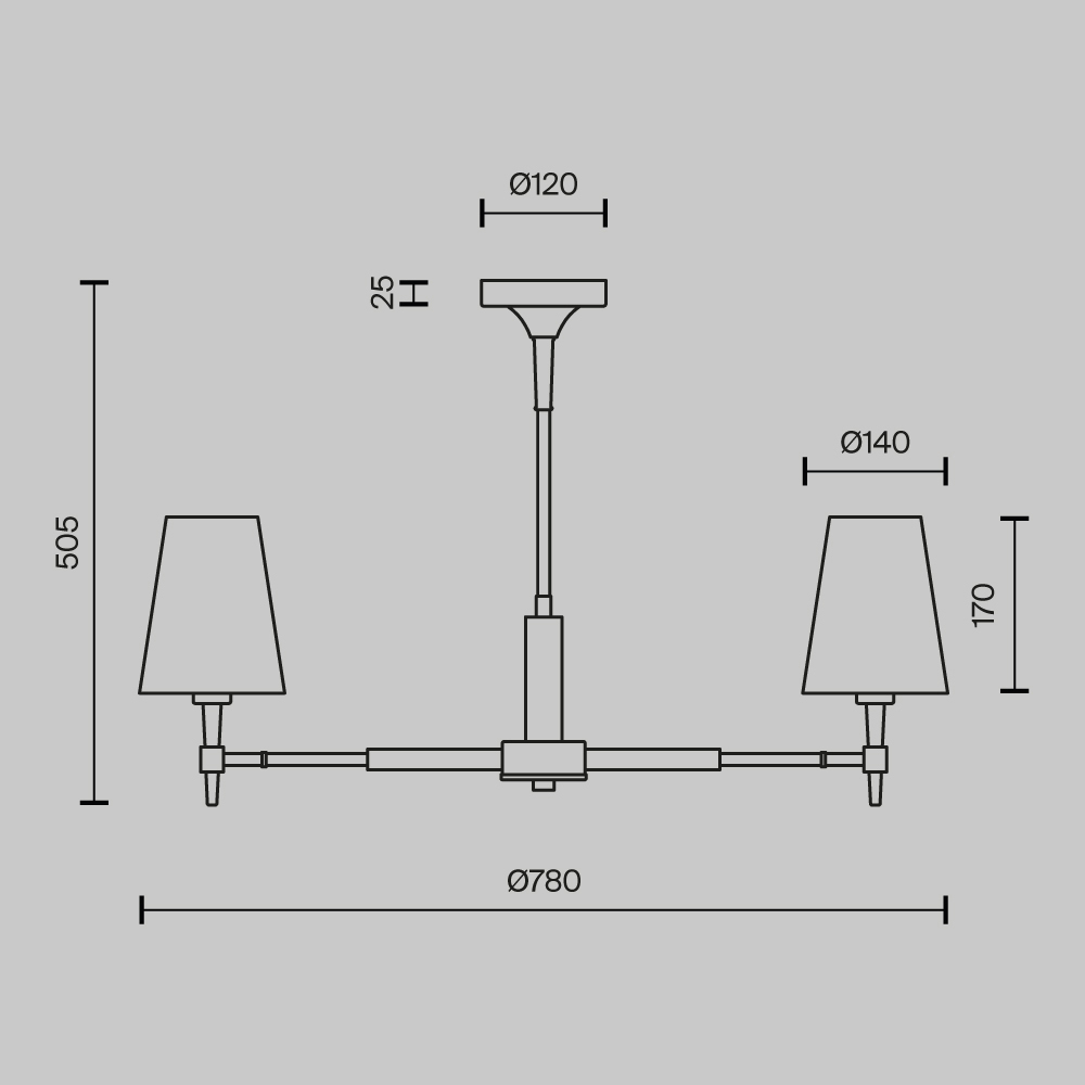 Потолочный светильник Zaragoza Е14 в Новосибирске