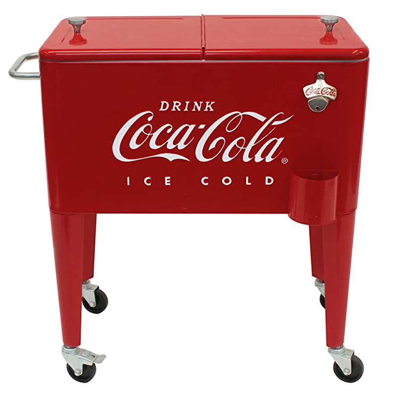 Куллер Retro Metal Coca-Cola Cooler Red Красный (Red) в Новосибирске | Loft Concept 