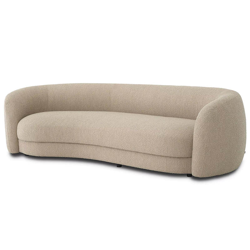 Диван Eichholtz Sofa Blaine Sand Boucle Песочный в Новосибирске | Loft Concept 