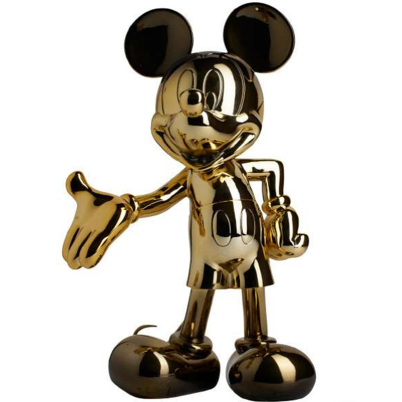 Статуэтка Mickey Mouse statuette gold Глянцевое золото Черный в Новосибирске | Loft Concept 