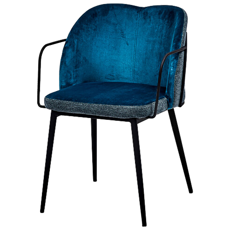 Стул Raymond Stool blue Синий Черный в Новосибирске | Loft Concept 