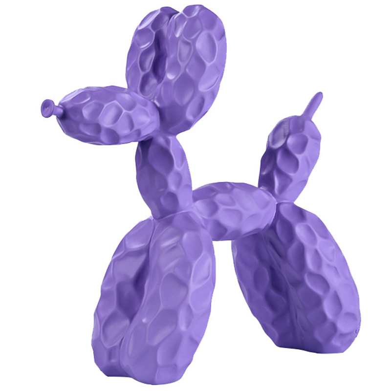 Статуэтка Jeff Koons Balloon Dog Crumpled Lilac Сиреневый в Новосибирске | Loft Concept 