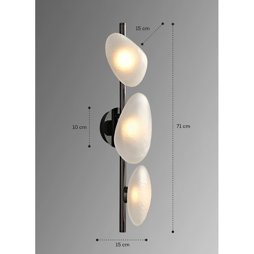 Бра LINDIS FROST LONG WALL 3 лампы Молочное стекло  в Новосибирске