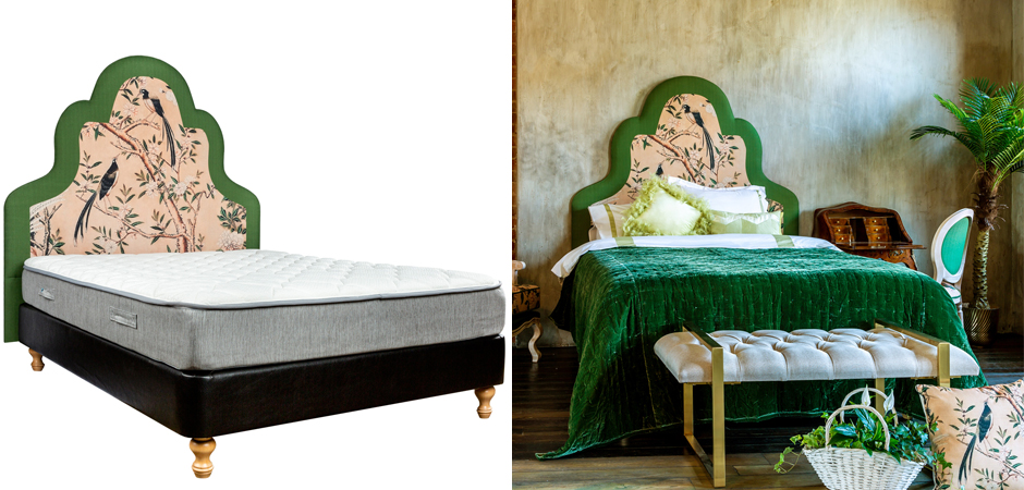 Изголовье для кровати Beige and Green Chinoiserie - Loft-Concept в Новосибирске