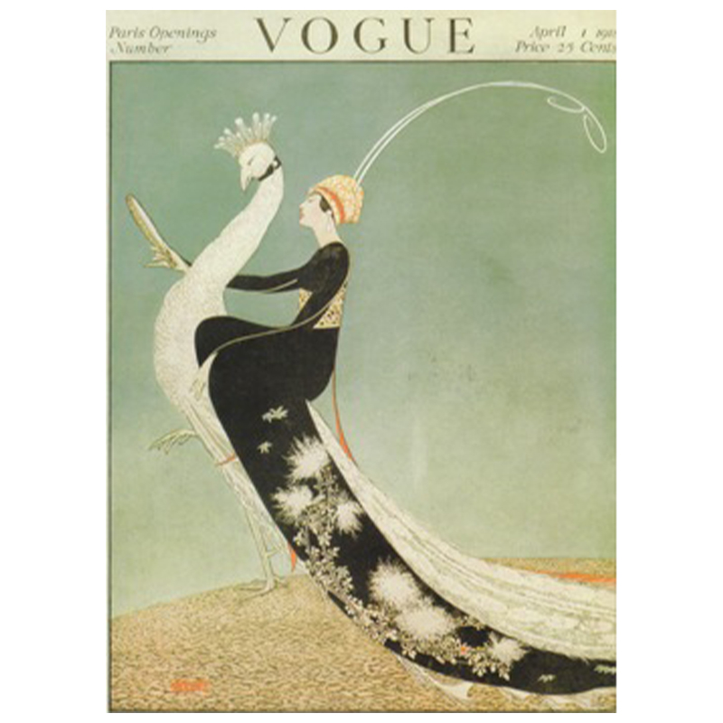 Постер Vogue Cover 1918 April  в Новосибирске | Loft Concept 