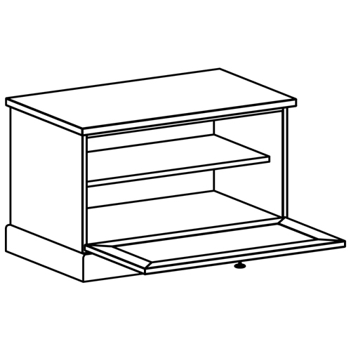 Тумба для прихожей с откидной дверцей Percent Shoe Rack в Новосибирске