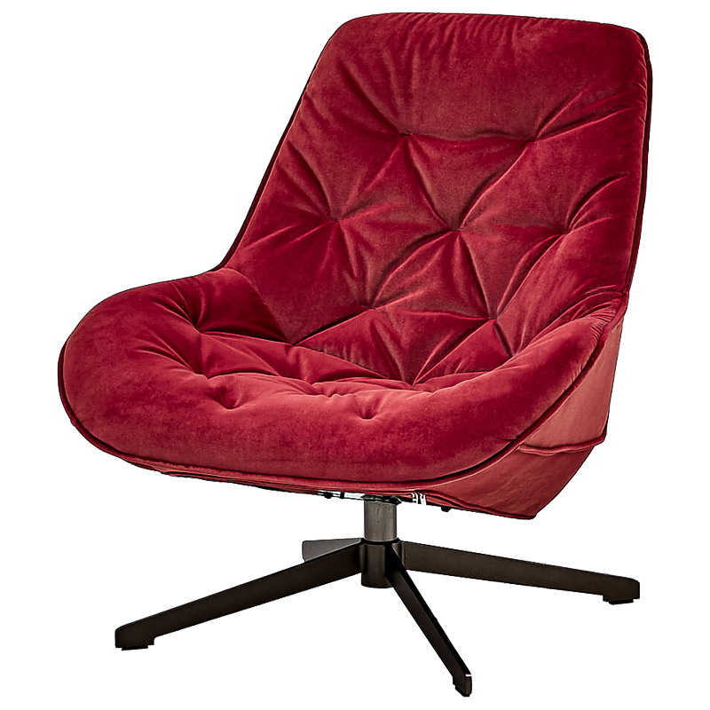 Кресло Vetsera Chair Красный (Red) Черный в Новосибирске | Loft Concept 