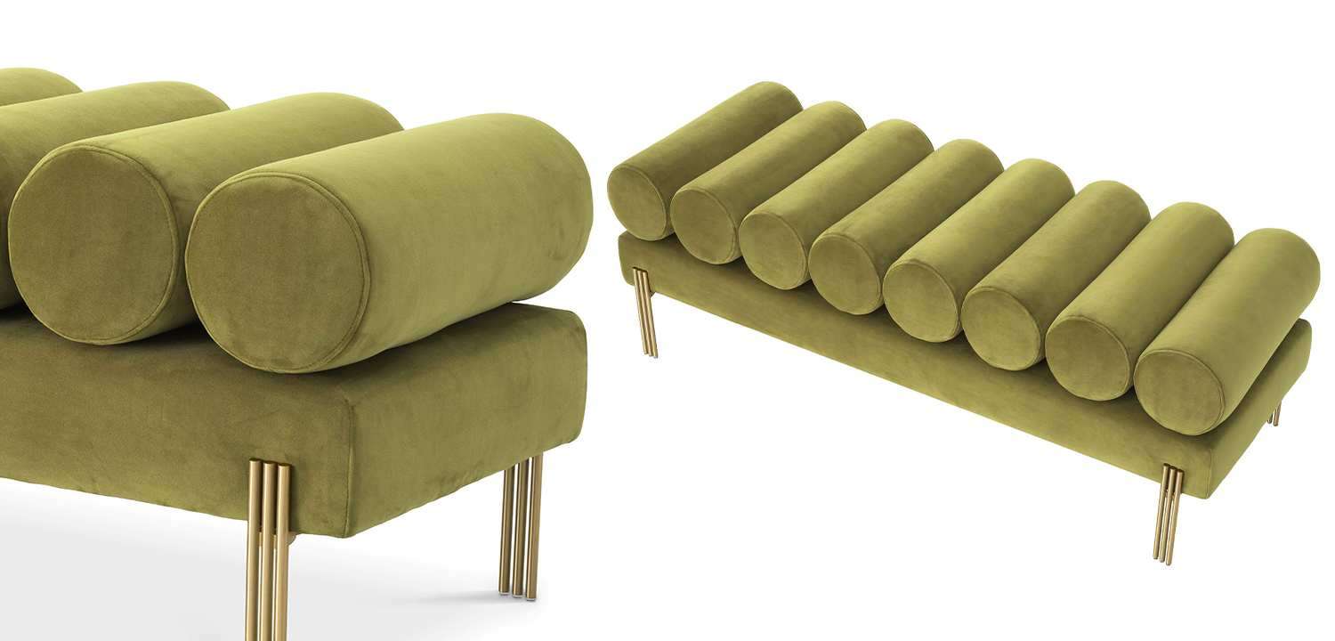 Банкетка Eichholtz Bench Oxley Green - фото