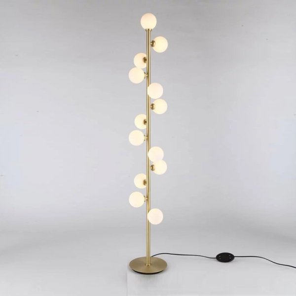 Торшер Bubble Stik Cold floor lamp Латунь в Новосибирске | Loft Concept 