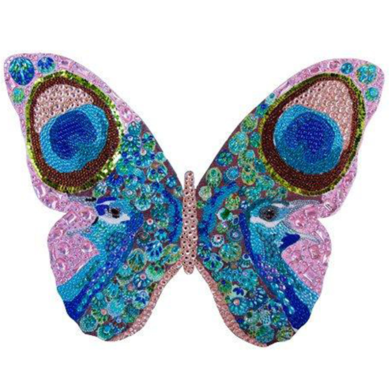 Картина “Peacock Bedazzled Butterfly Cut Out” Мульти в Новосибирске | Loft Concept 