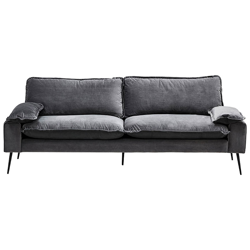 Диван Hilario Sofa Графит Черный в Новосибирске | Loft Concept 