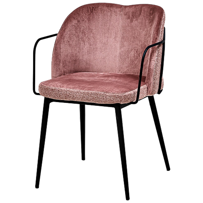 Стул Raymond Stool pink Дымчатая Роза Черный в Новосибирске | Loft Concept 